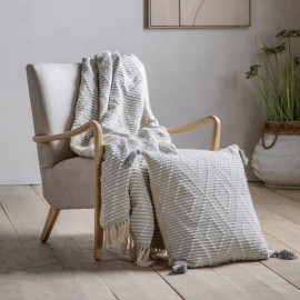 Woven Throw Grey